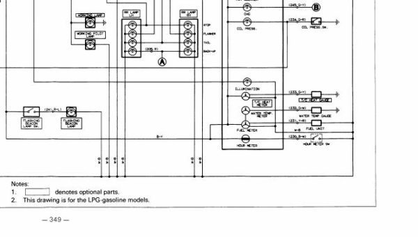 Toyota Forklift 5FGC10 to 5FGC15 30 5FGC10 to 30 5FGC15 Wiring Diagram 1