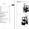 Toyota Forklift 5FGC10 to 5FGC15 Repair Manual Parts Catalog
