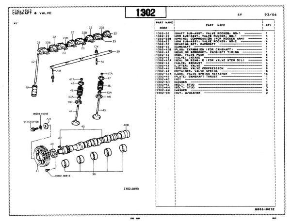 Toyota Forklift 5FGCU18 5FGCU20 5FGCU25 Parts Catalog 1