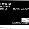 Toyota Forklift 62 6FDU20 62 6FDU25 Parts Catalog