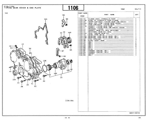 Toyota Forklift 62 6FDU20 62 6FDU25 Parts Catalog 1