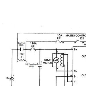 Toyota Forklift 6BEW23 Wiring Diagram