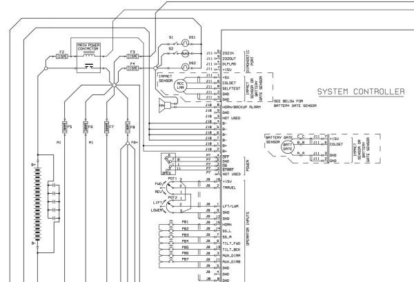 Toyota Forklift 6BNCU Schematic Diagram