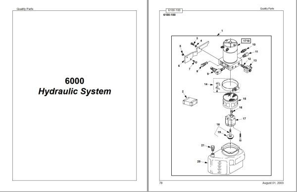 Toyota Forklift 6BWS10 6BWS13 Master Quality Parts Book 1