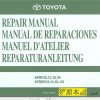 Toyota Forklift 6FBR10 to 6FBR18 6FBRE12 to 6FBRE20 Repair Manual EN FR