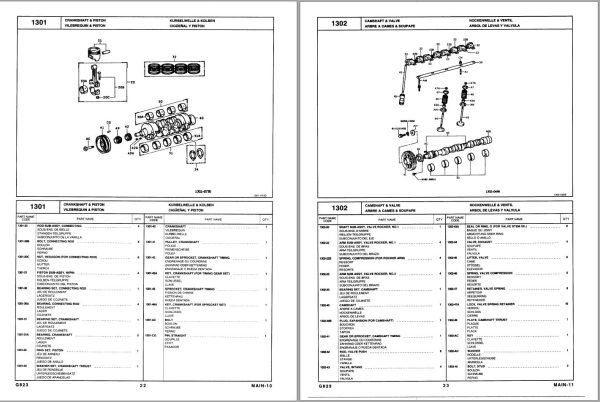 Toyota Forklift 6FGCU15 to 6FGCU30 Repair Manual Parts Catalog 1