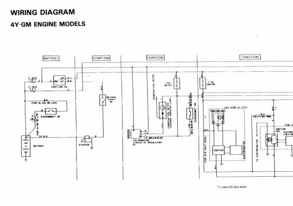 Toyota Forklift 6FGU15 to 6FGU30 FDU15 to FDU30 Wiring Diagram