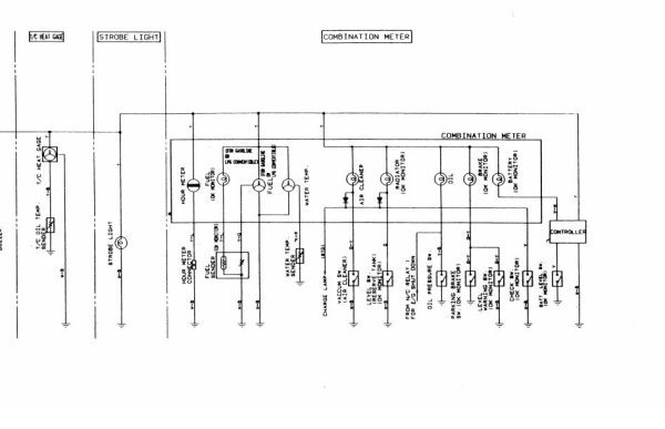 Toyota Forklift 6FGU15 to 6FGU30 FDU15 to FDU30 Wiring Diagram 1