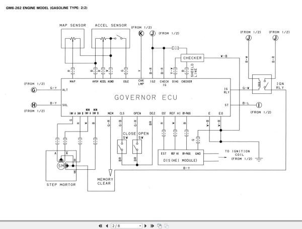 Toyota Forklift 6FGU33 to 6FGU45 6FDU33 to 6FDU45 6FGAU50 6FDAU50 Wiring Diagram 1