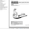 Toyota Forklift 6HBW23 Master Quality Parts Book