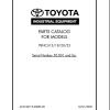 Toyota Forklift 7BNCU15 7BNCU18 7BNCU20 7BNCU25 Service Manual Parts Catalog
