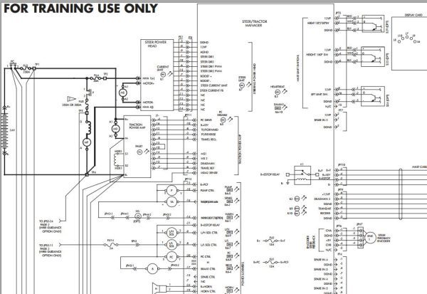 Toyota Forklift 7BPUE15 Electrical Schematic
