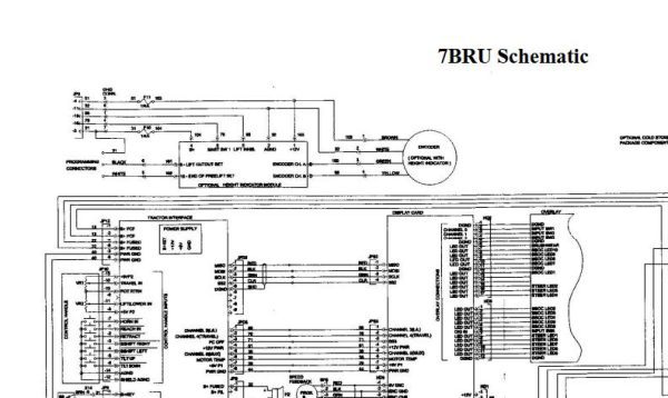Toyota Forklift 7BRU Schematic Diagram