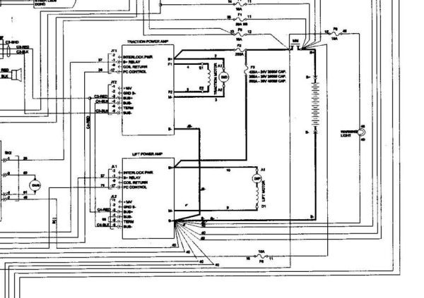 Toyota Forklift 7BRU Schematic Diagram 1