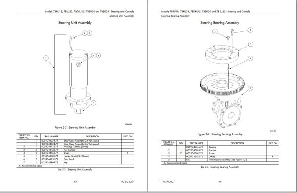 Toyota Forklift 7BRU18 to 7BSU25 Parts Catalog 1