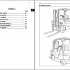 Toyota Forklift 7FB10 to 7FB30 7FBJ35 Parts Catalog Repair Manual