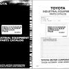Toyota Forklift 7FB10 to 7FBJ35 Parts Catalog EN DE FR ES