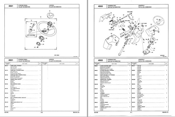 Toyota Forklift 7FB10 to 7FBJ35 Parts Catalog EN DE FR ES 1