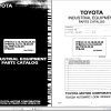 Toyota Forklift 7FB10 to 7FBJ35 Repair Manual Parts Catalog