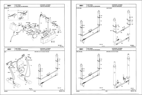 Toyota Forklift 7FB10 to 7FBJ35 Repair Manual Parts Catalog 1