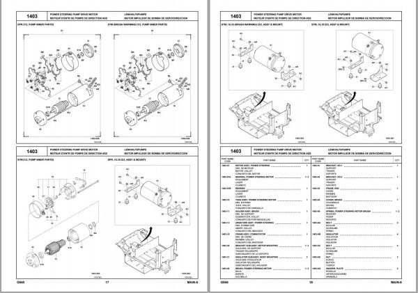 Toyota Forklift 7FBCU15 7FBCU18 30 7FBCU15 30 7FBCU18 Parts Catalog EN DE FR ES 1