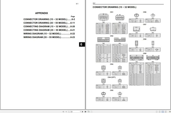 Toyota Forklift 7FBCU15 to 7FBCU55 Wiring Diagram