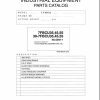 Toyota Forklift 7FBCU35 to 30 7FBCU55 Parts Catalog EN DE FR ES