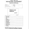 Toyota Forklift 7FBEU15 7FBEU18 7FBEU20 7FBEHU18 Parts Catalog