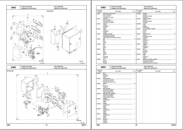 Toyota Forklift 7FBEU15 to 7FBEU20 7FBEHU18 Parts Catalog EN DE FR ES 1