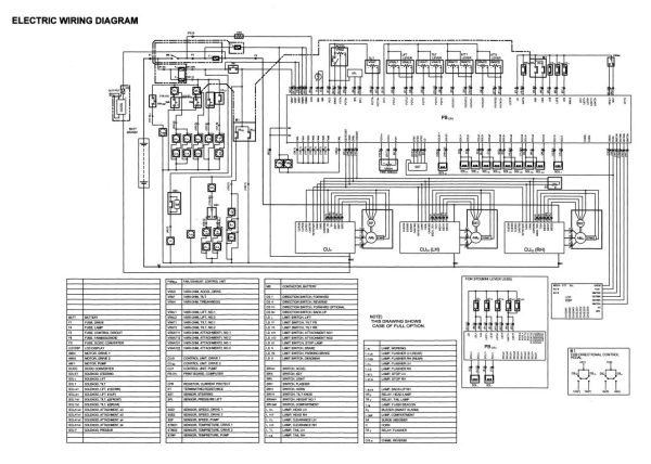 Toyota Forklift 7FBEU15 to 7FBEU20 7FBEUH18 Wiring Diagram 1