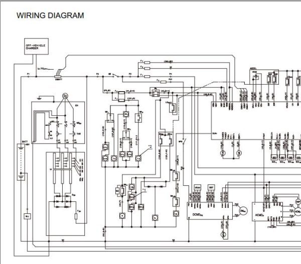 Toyota Forklift 7FBR10 to 7FBR18 Wiring Diagrams 1