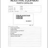 Toyota Forklift 7FDU35 to 7FDAU50 Parts Catalog EN DE FR ES