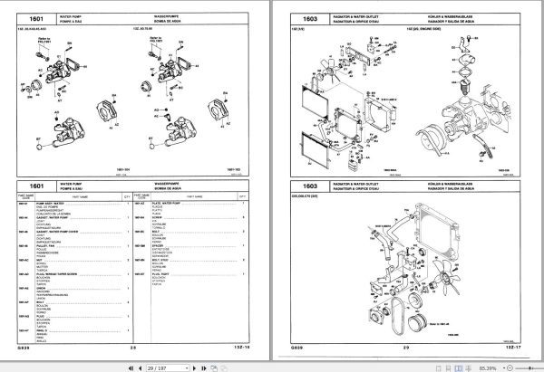 Toyota Forklift 7FDU35 to 7FDU80 7FDAU50 7FDKU40 Parts Catalog 1