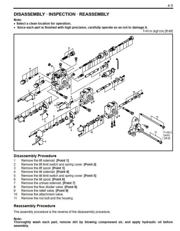 Toyota Forklift 7FGCSU20 7FGCU15 to 7FGCU18 Repair Manual 1