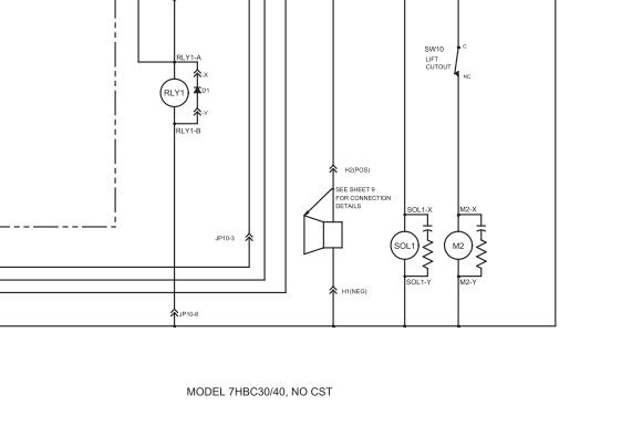 Toyota Forklift 7HBC30 7HBC40 Wiring Diagram