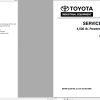 Toyota Forklift 7HBW23 Service Manual Parts Catalog