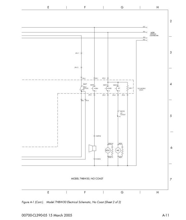 Toyota Forklift 7HBW30 7HBE30 7HBE40 7HBC30 7HBC40 7TB50 Wiring Diagram 1