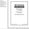 Toyota Forklift 8BNCU15 8BNCU18 8BNCU20 Parts Catalog