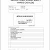 Toyota Forklift 8FDU15 to 8FDU32 Parts Catalog EN DE FR ES