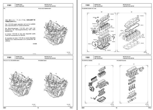 Toyota Forklift 8FG35U to 8FG80U 8FGC35U to 8FGC70U Parts Catalog 1