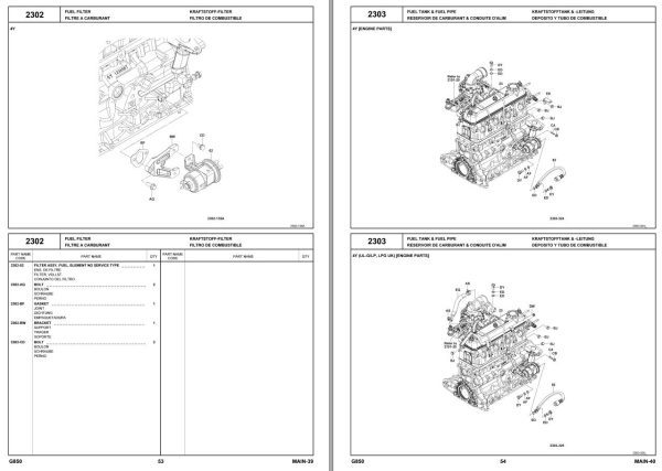 Toyota Forklift 8FGCSU20 8FGCU15 8FGCU18 Parts Catalog 1