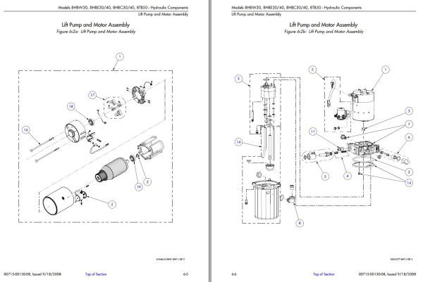 Toyota Forklift 8HBW30 to 8TB50 Parts Catalog 1
