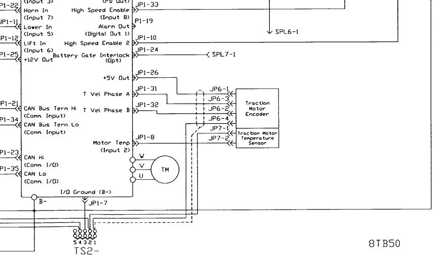 Toyota Forklift 8TB50 Electrical Schematic