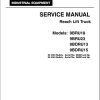 Toyota Forklift 9BRU18 9BRU23 9BDRU13 9BDRU15 Service Manual