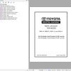 Toyota Forklift 9BRU18 9BRU23 9DRU13 9DRU15 Parts Catalog