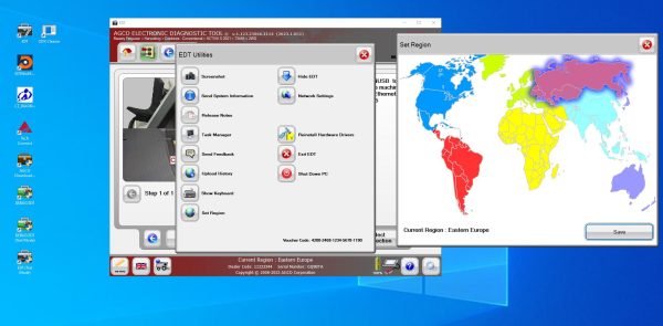 AGCO EDT Electronic Diagnostic Tool Updated 03.2023 Diagnostic Software VMware 6
