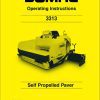 Bomag Machinery 3313 Operating Instructions Spare Parts Catalog