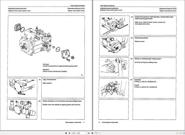 Bomag Machinery BC570 RB Instructions For Repair 1