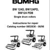 Bomag Machinery BW124D BW124PD BW124PDB Instructions For Repair
