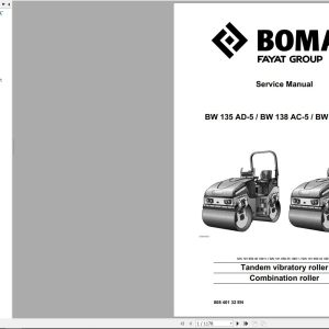 Bomag Machinery BW138AD 5 Service Manual